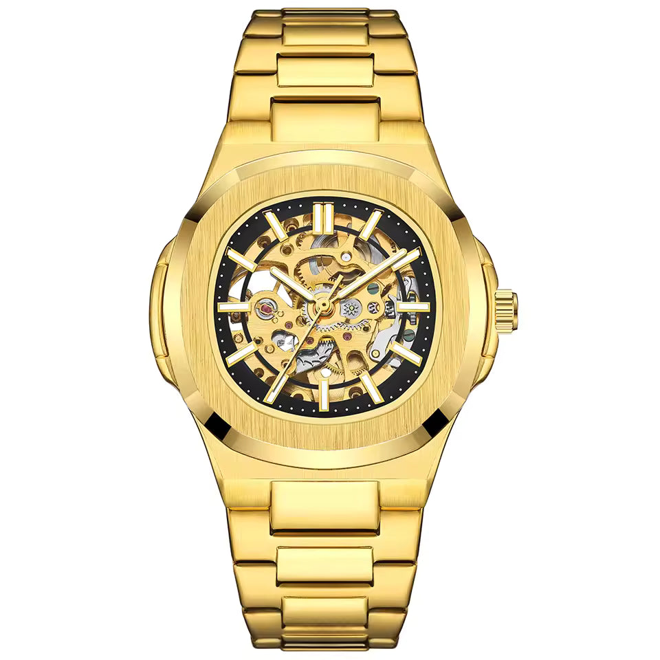 Relógio Dourado Masculino